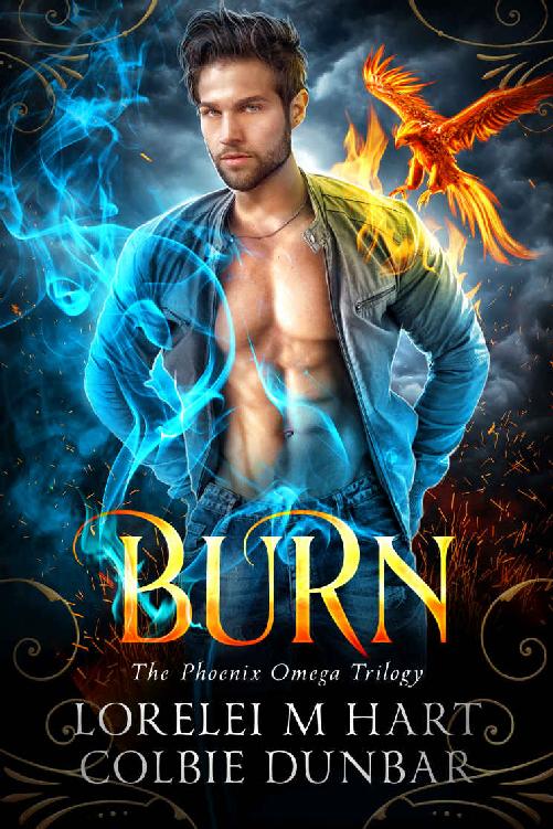 Burn: An M/M Mpreg Shifter Romance (The Phoenix Omega Trilogy Book 1)