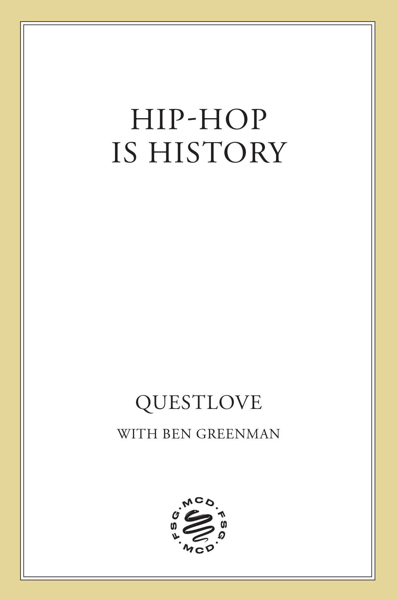 Hip-Hop Is History
