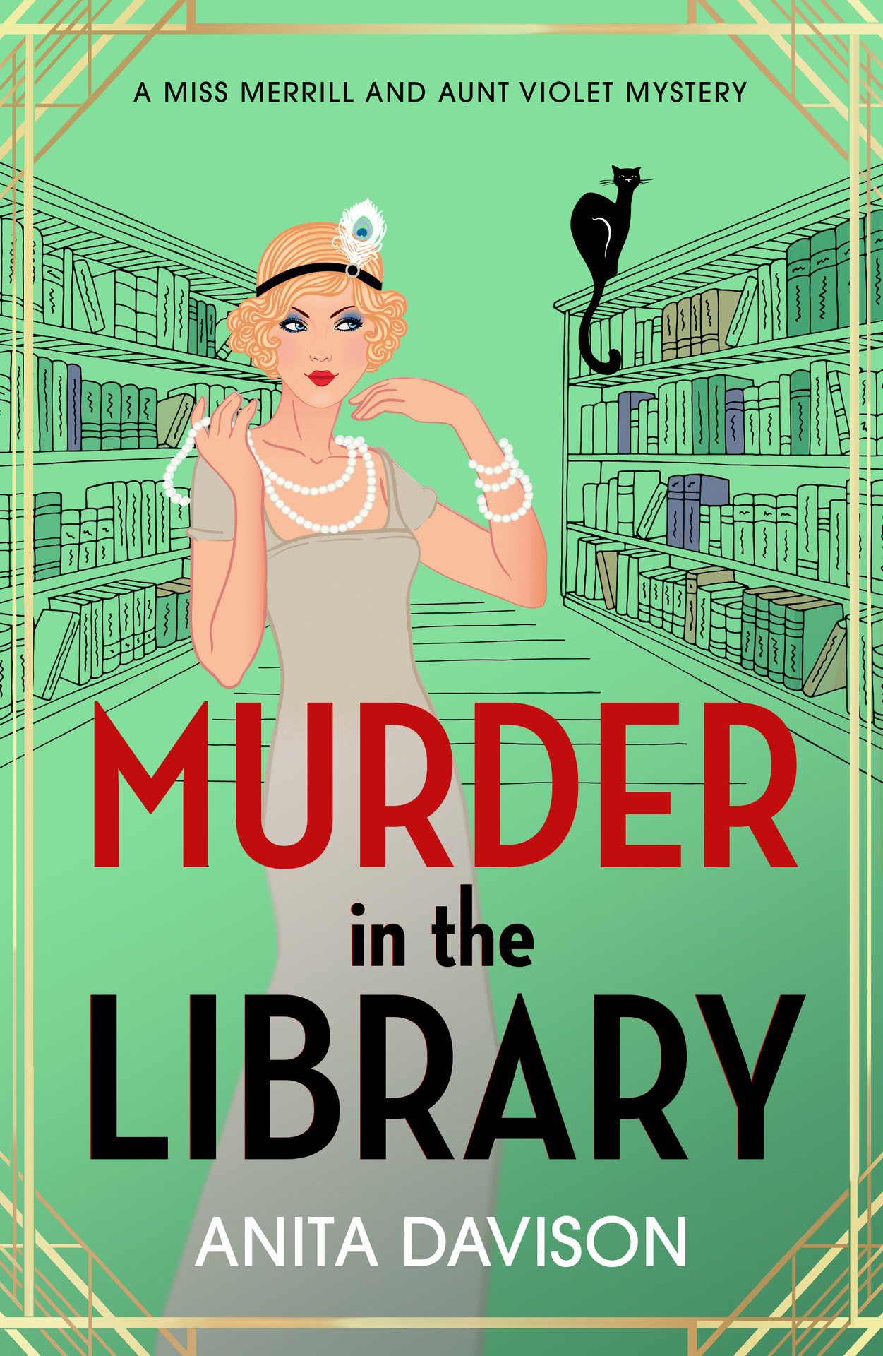Murder in the Library (Miss Merrill and Aunt Violet Mysteries)