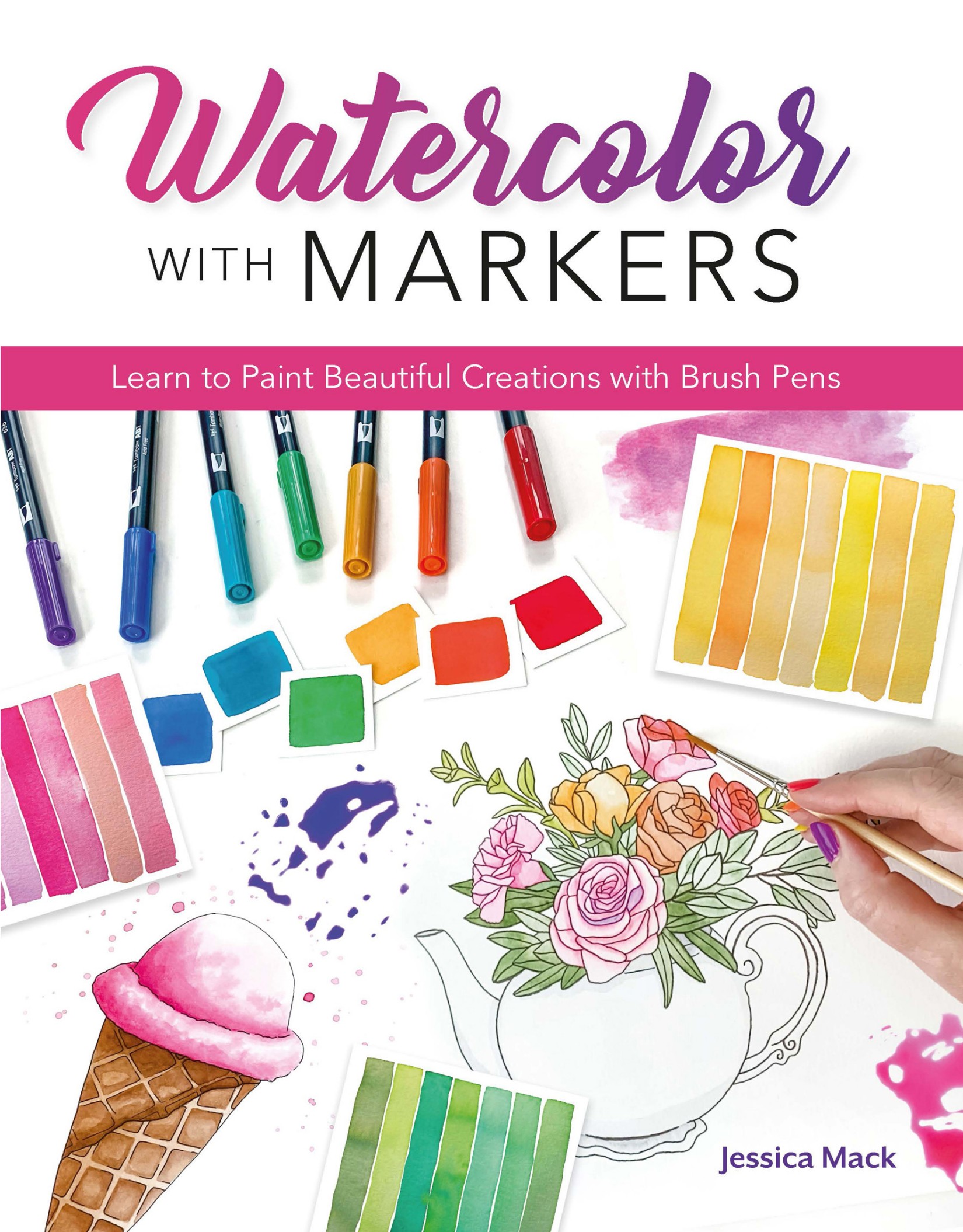 Watercolor with Markers