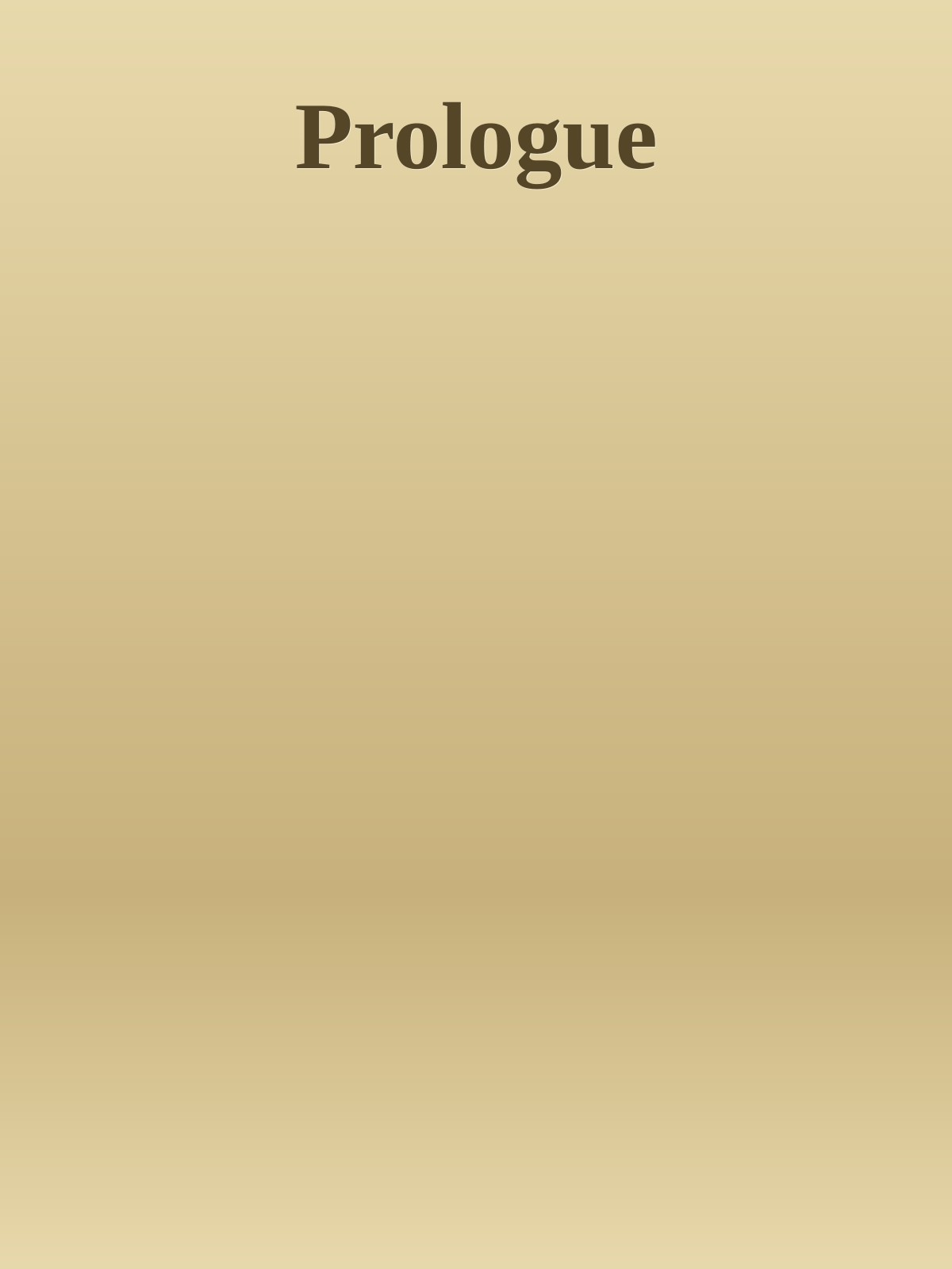 Prologue