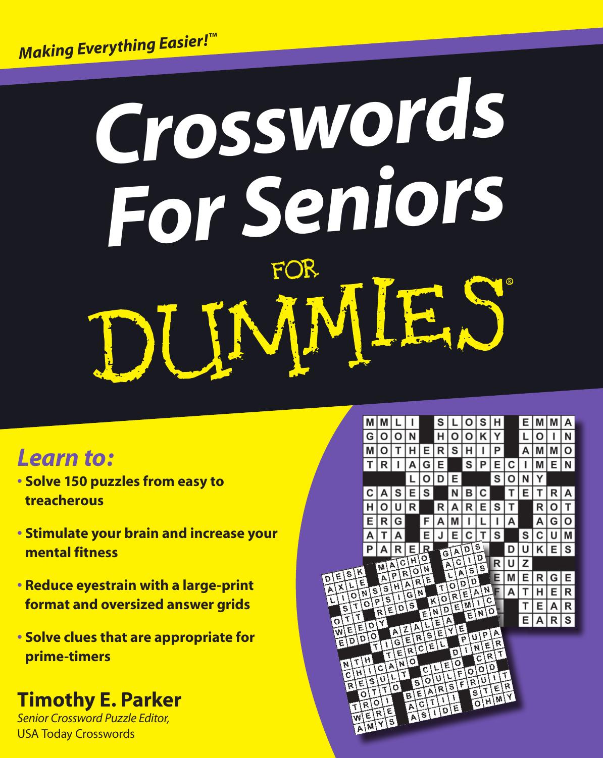 Crosswords for Seniors for Dumm