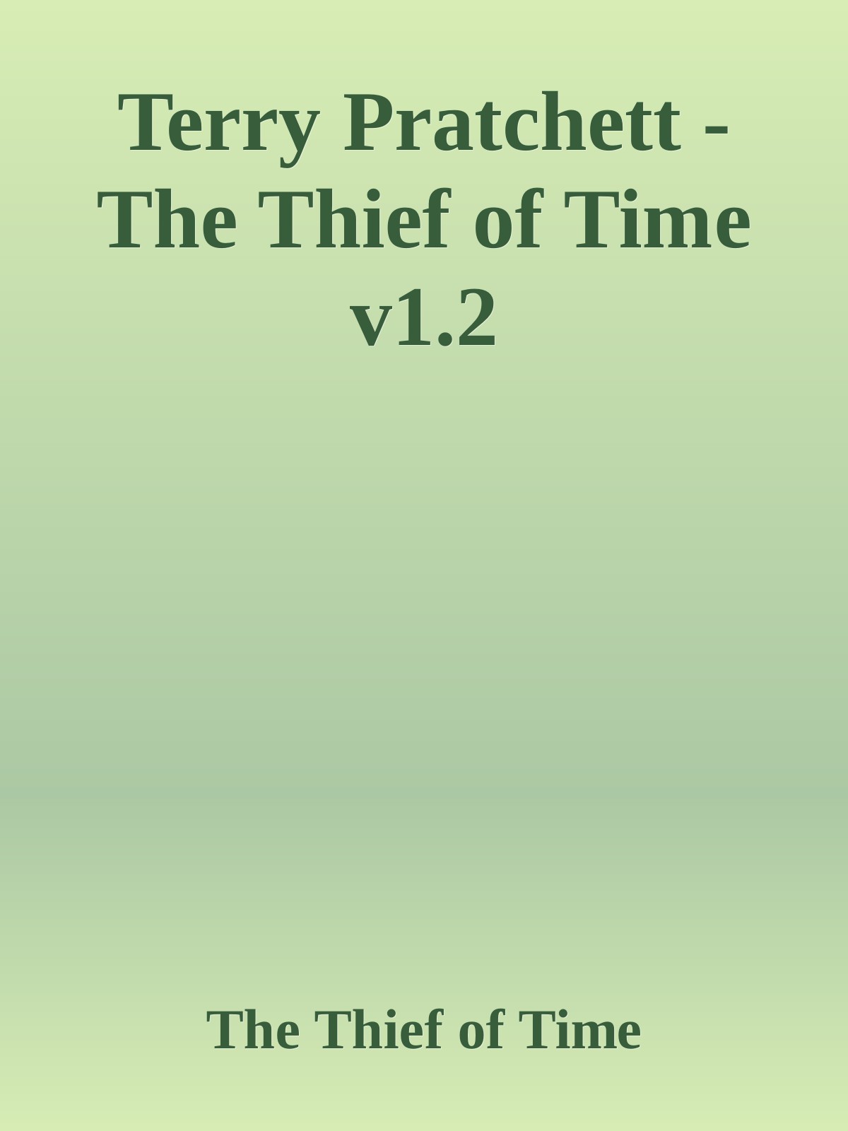 Terry Pratchett - The Thief of Time v1.2
