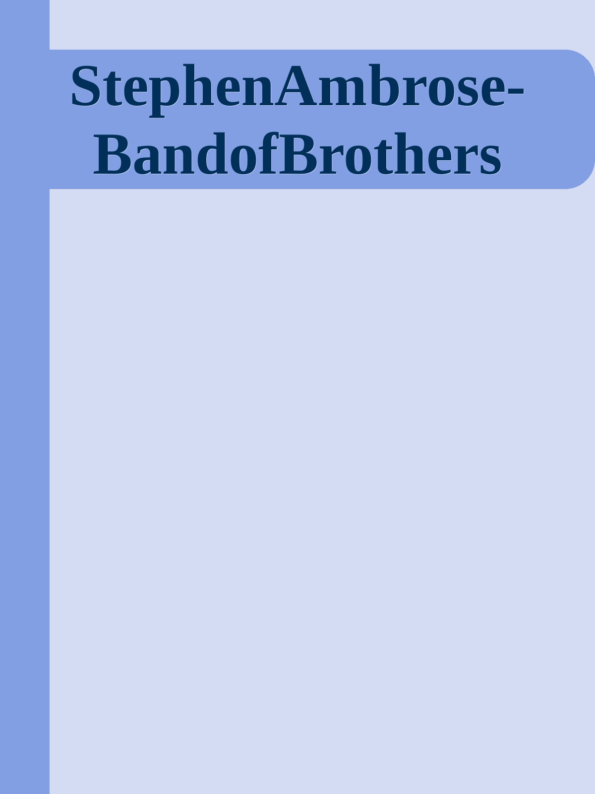 StephenAmbrose-BandofBrothers