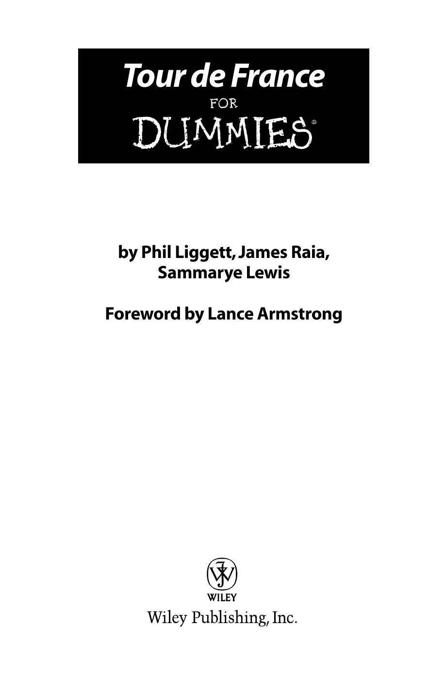 Tour De France for Dummies - Phil Liggett