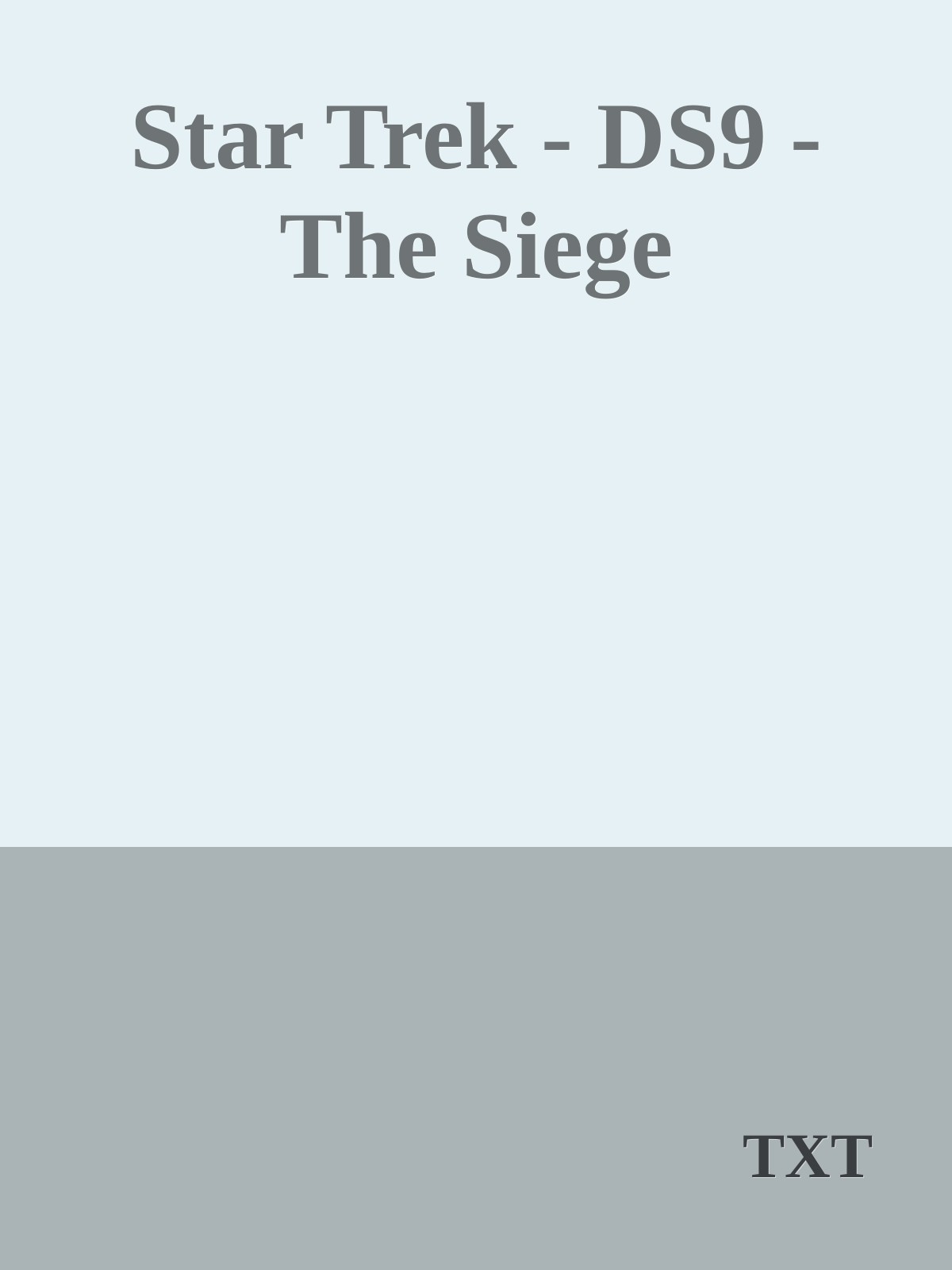 Star Trek - DS9 - The Siege