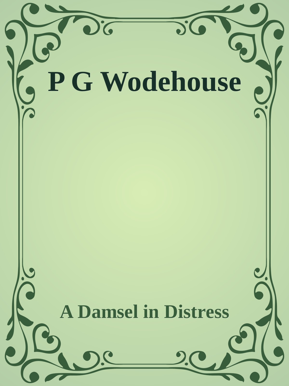 P G Wodehouse