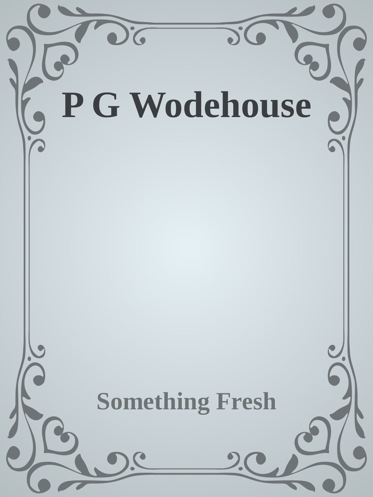 P G Wodehouse