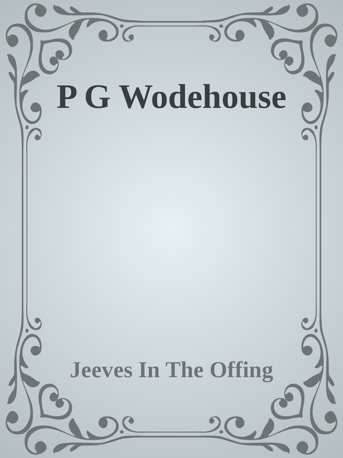 P G Wodehouse