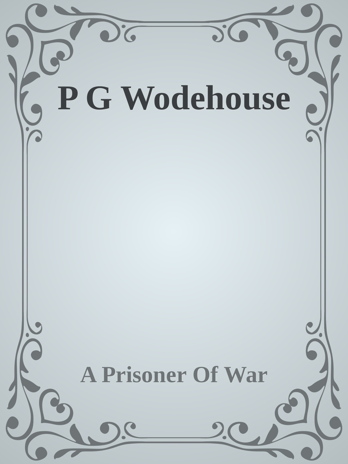 P G Wodehouse