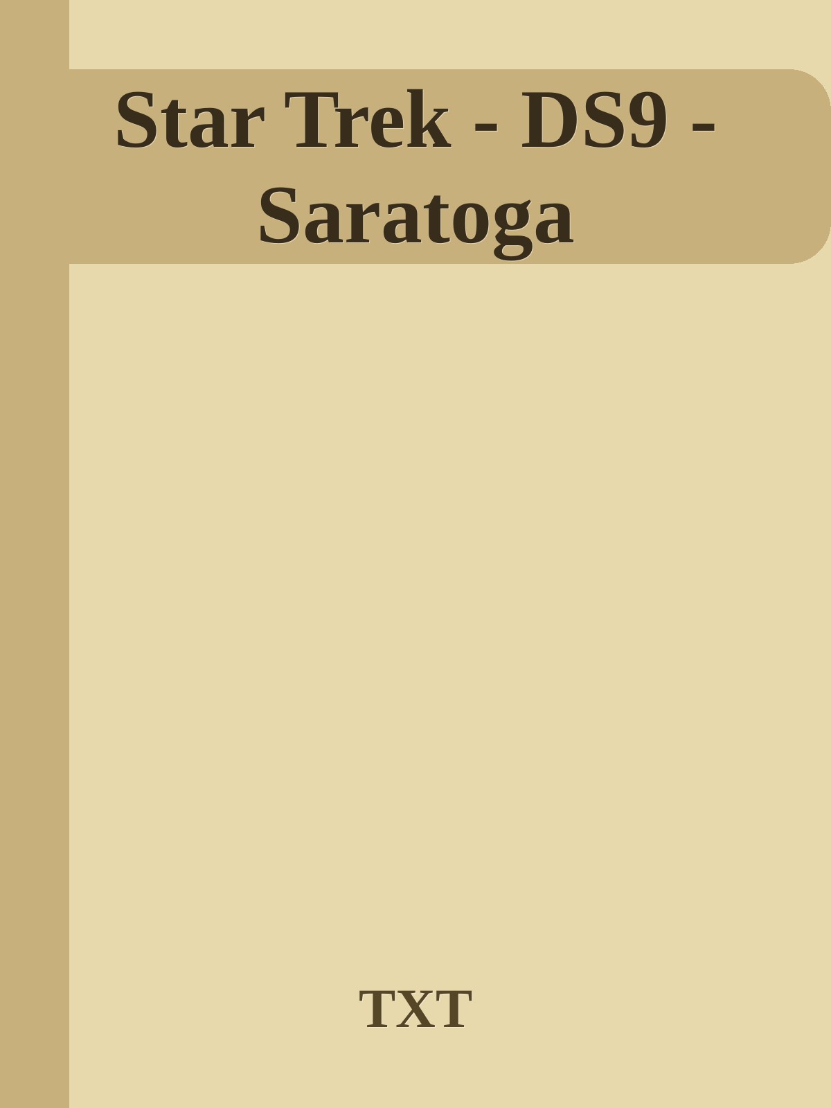 Star Trek - DS9 - Saratoga