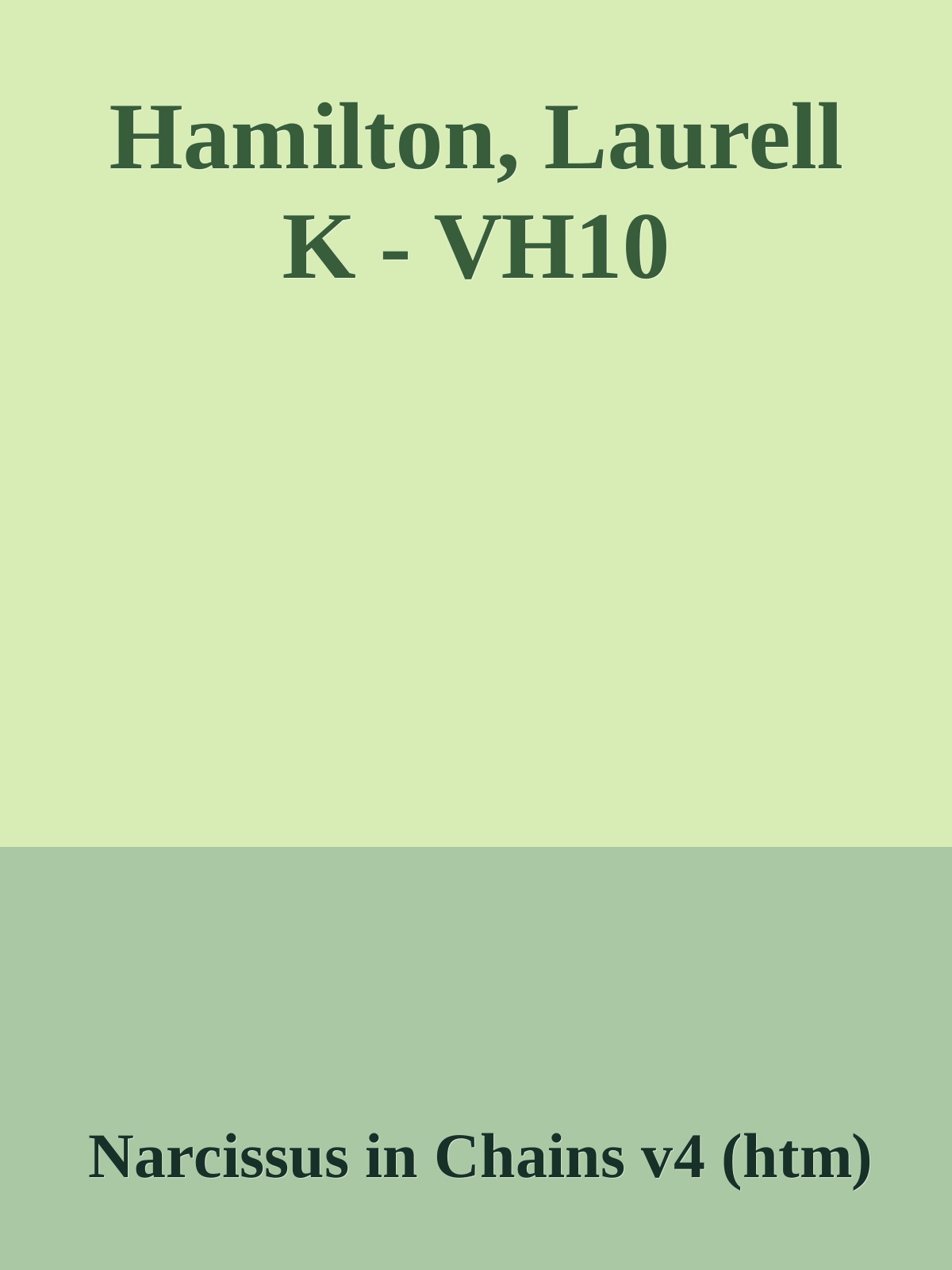 Hamilton, Laurell K - VH10