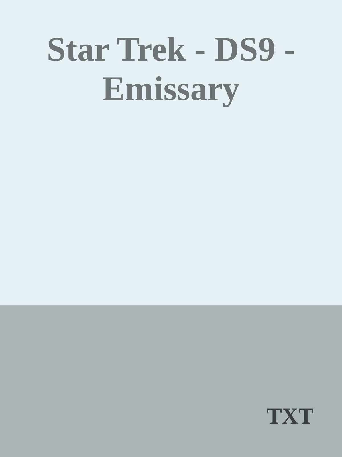 Star Trek - DS9 - Emissary