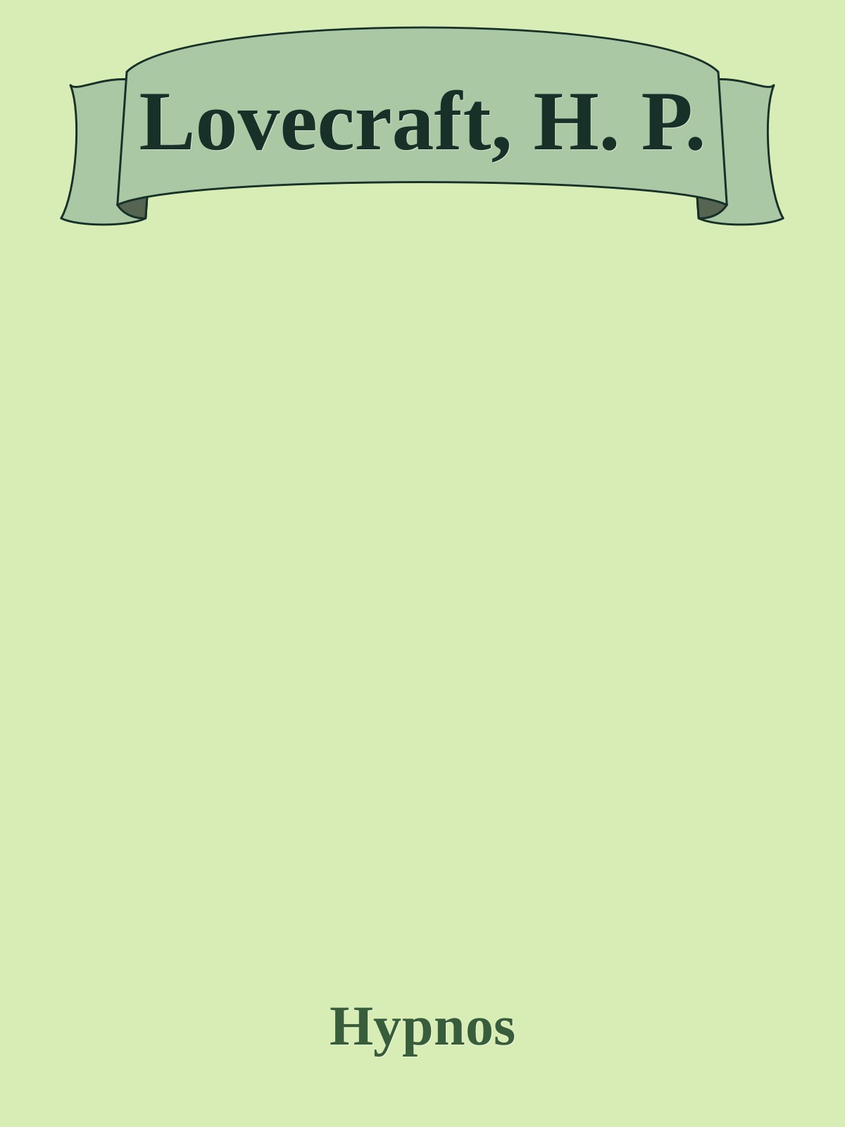 Lovecraft, H. P.