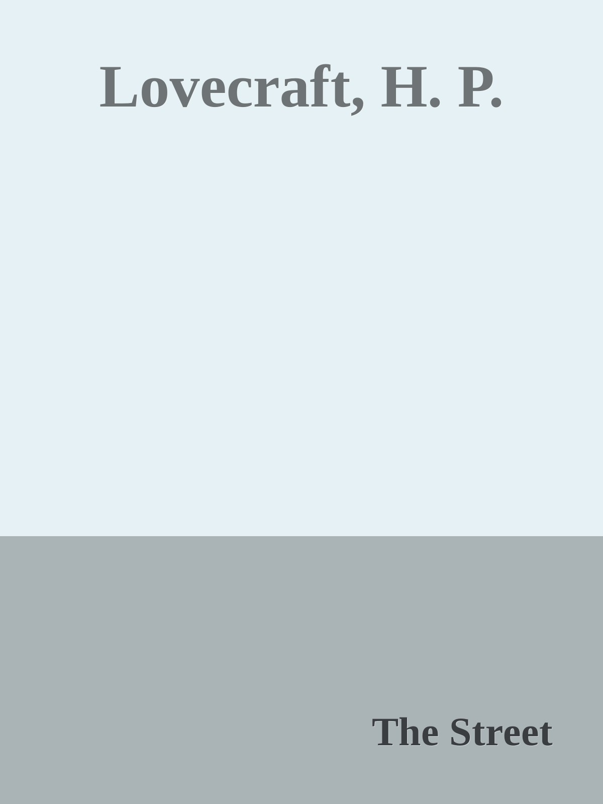 Lovecraft, H. P.
