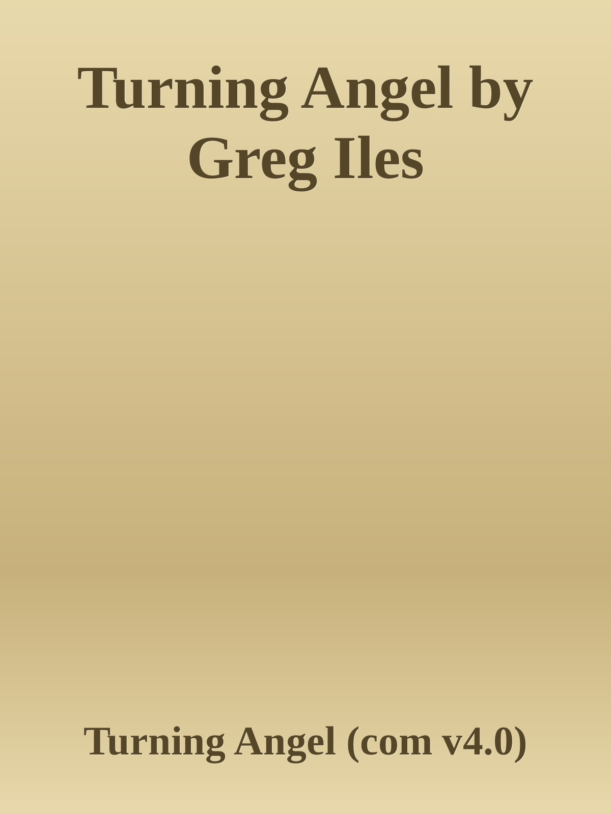 Turning Angel by Greg Iles