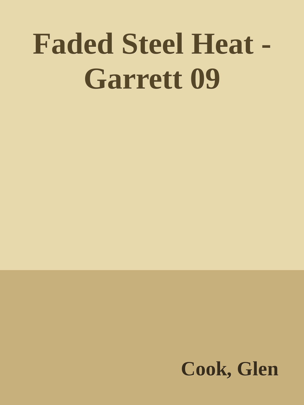 Faded Steel Heat - Garrett 09