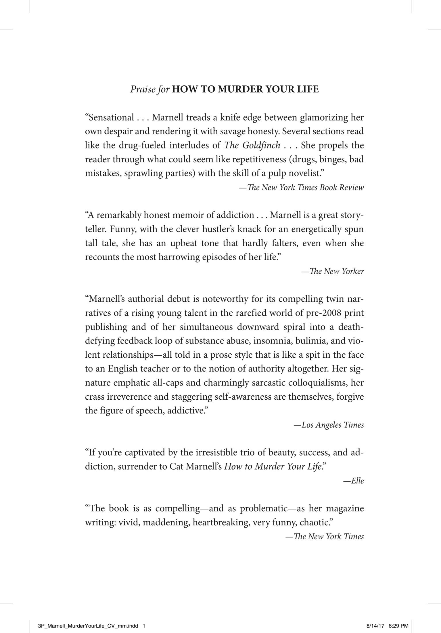 How to Murder Your Life: A Memoir