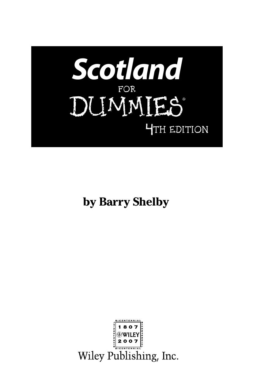 Scotland for Dummies - Barry Shelby