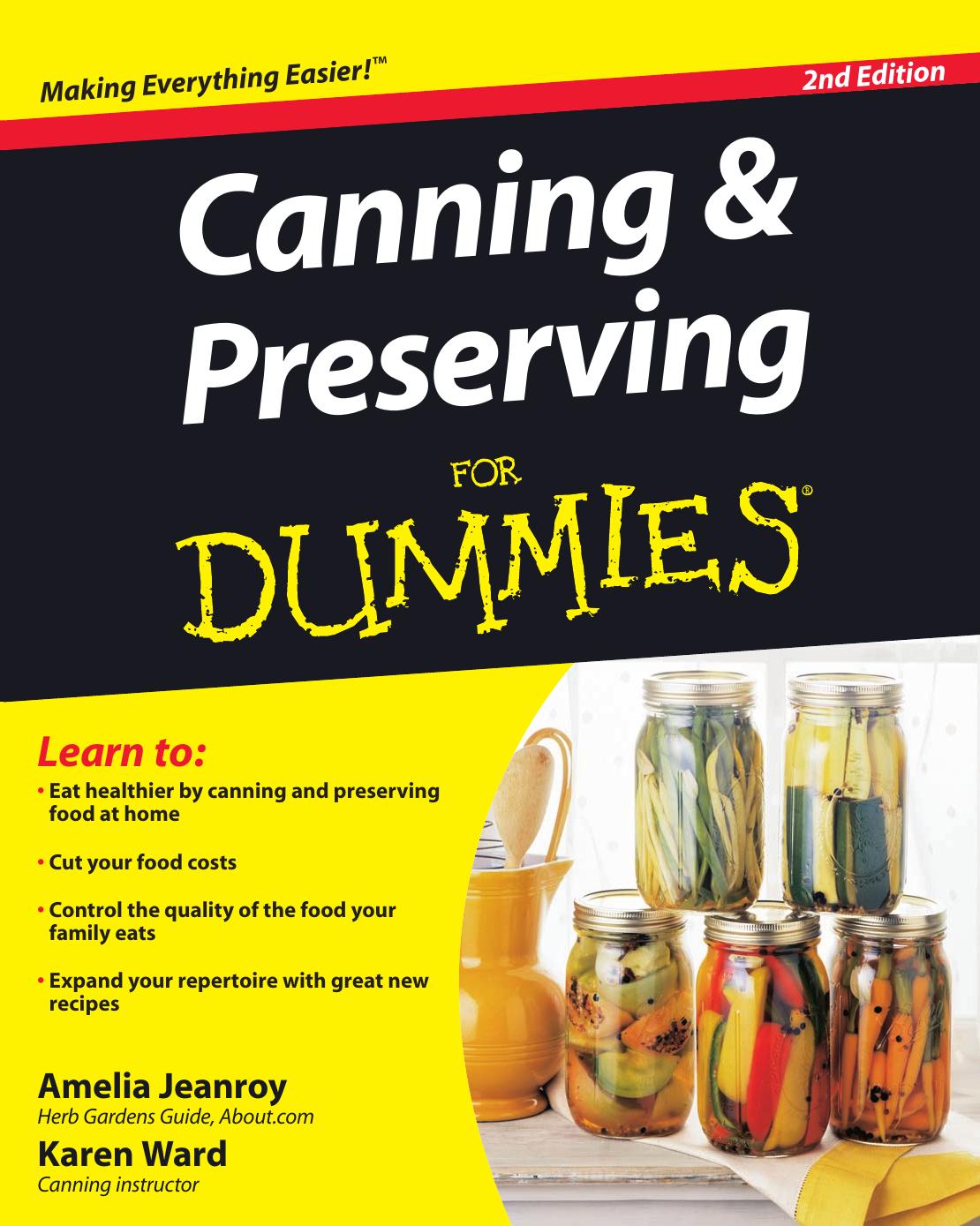 Canning and Preserving for Dumm