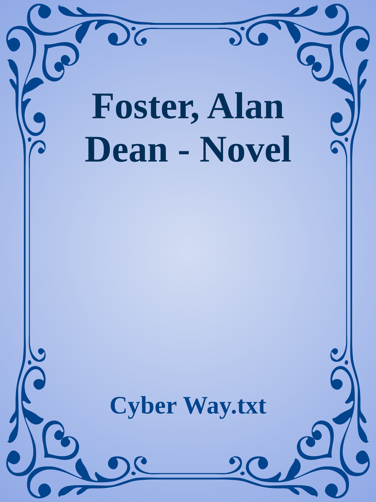 Foster, Alan Dean - Novel