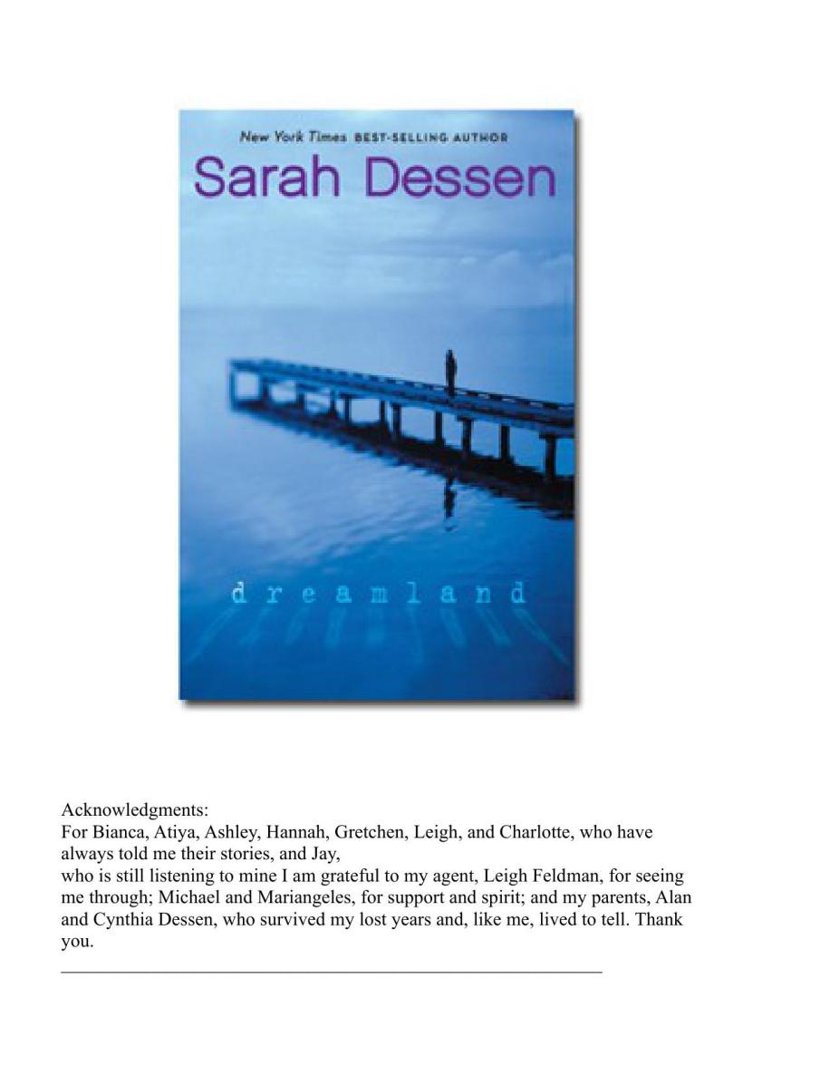 sarah dessen dreamland