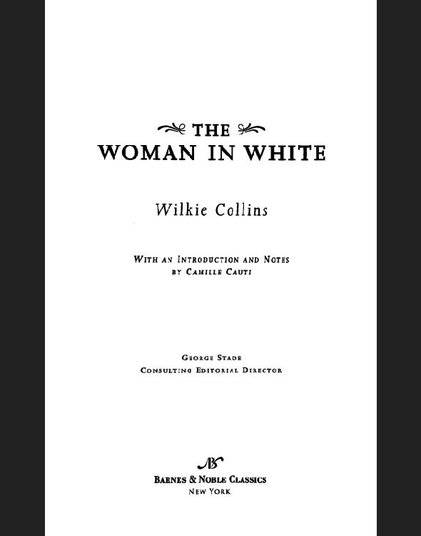Woman in White (Barnes & Noble Classics Series)