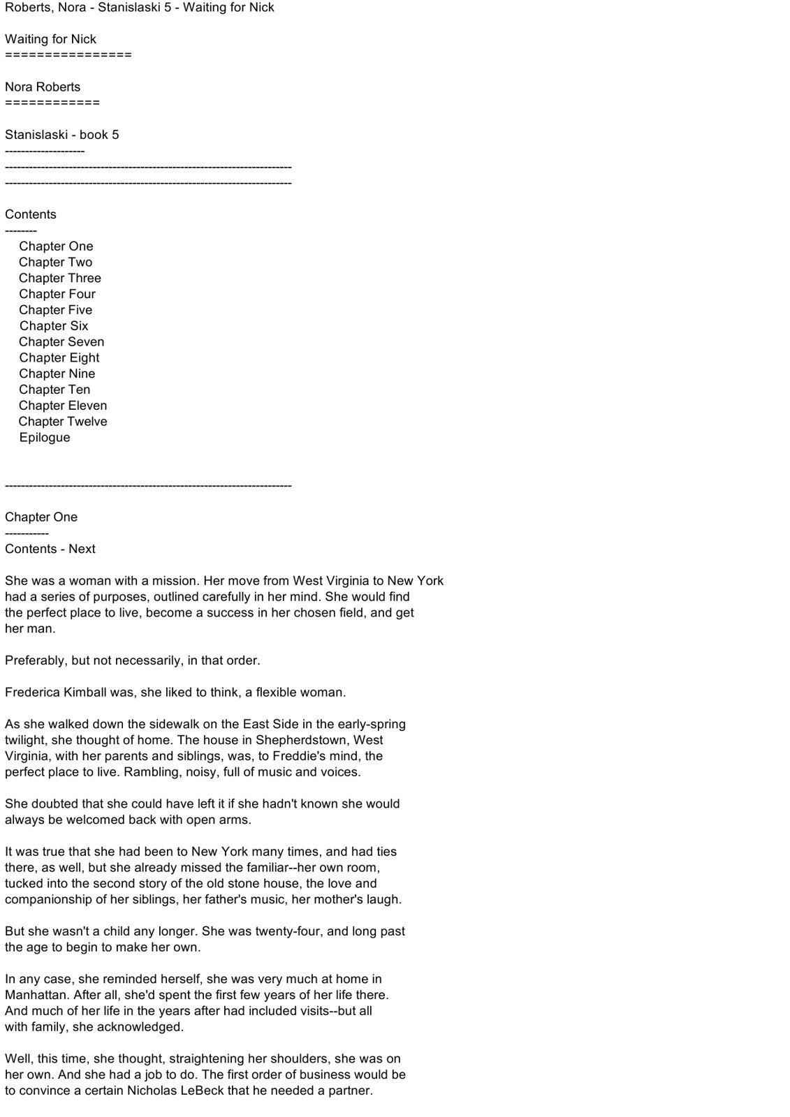 Nora Roberts - Stanislaski 05