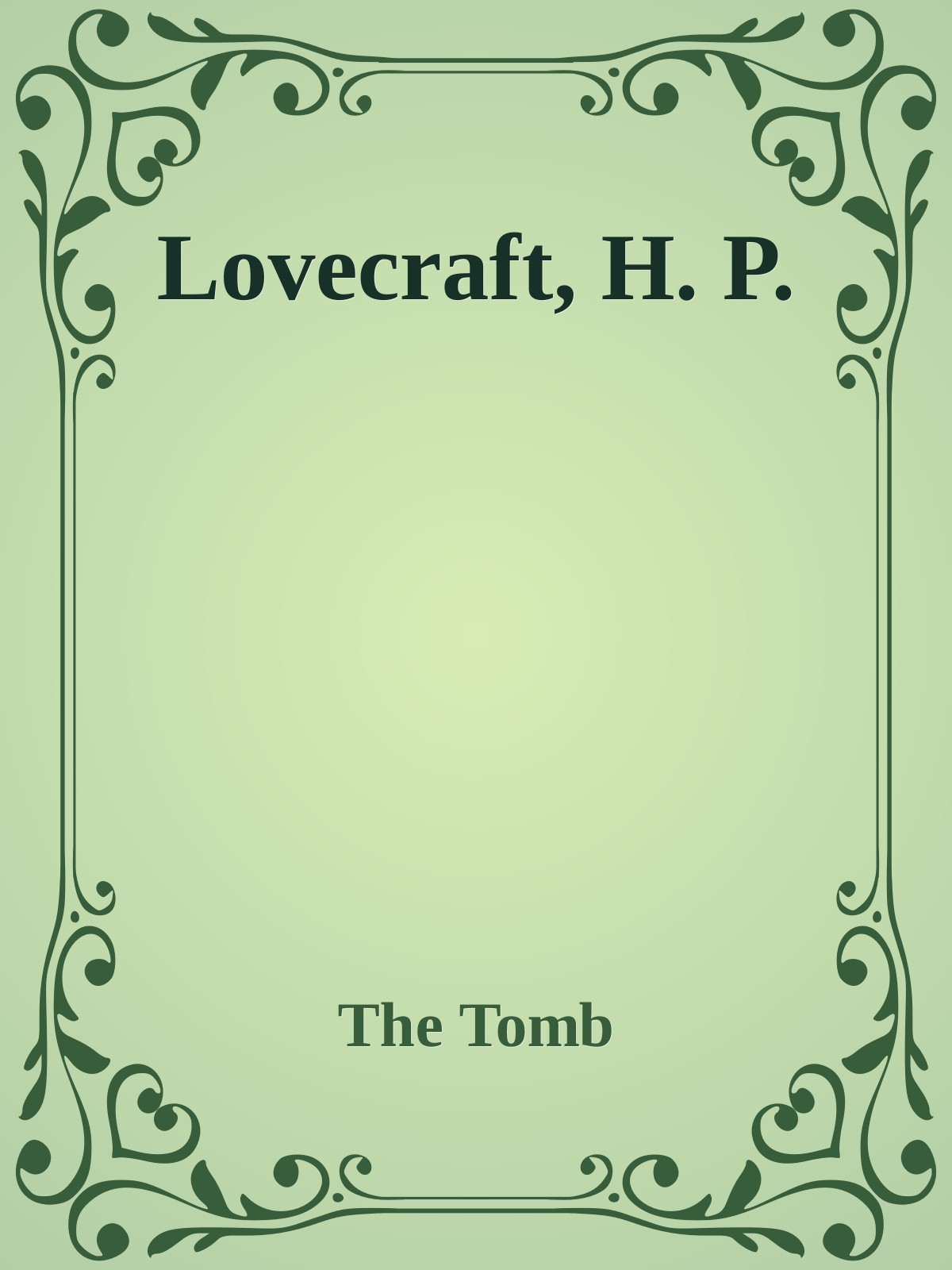 Lovecraft, H. P.