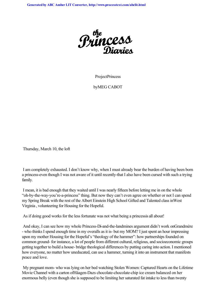 The Princess Diaries 04.5