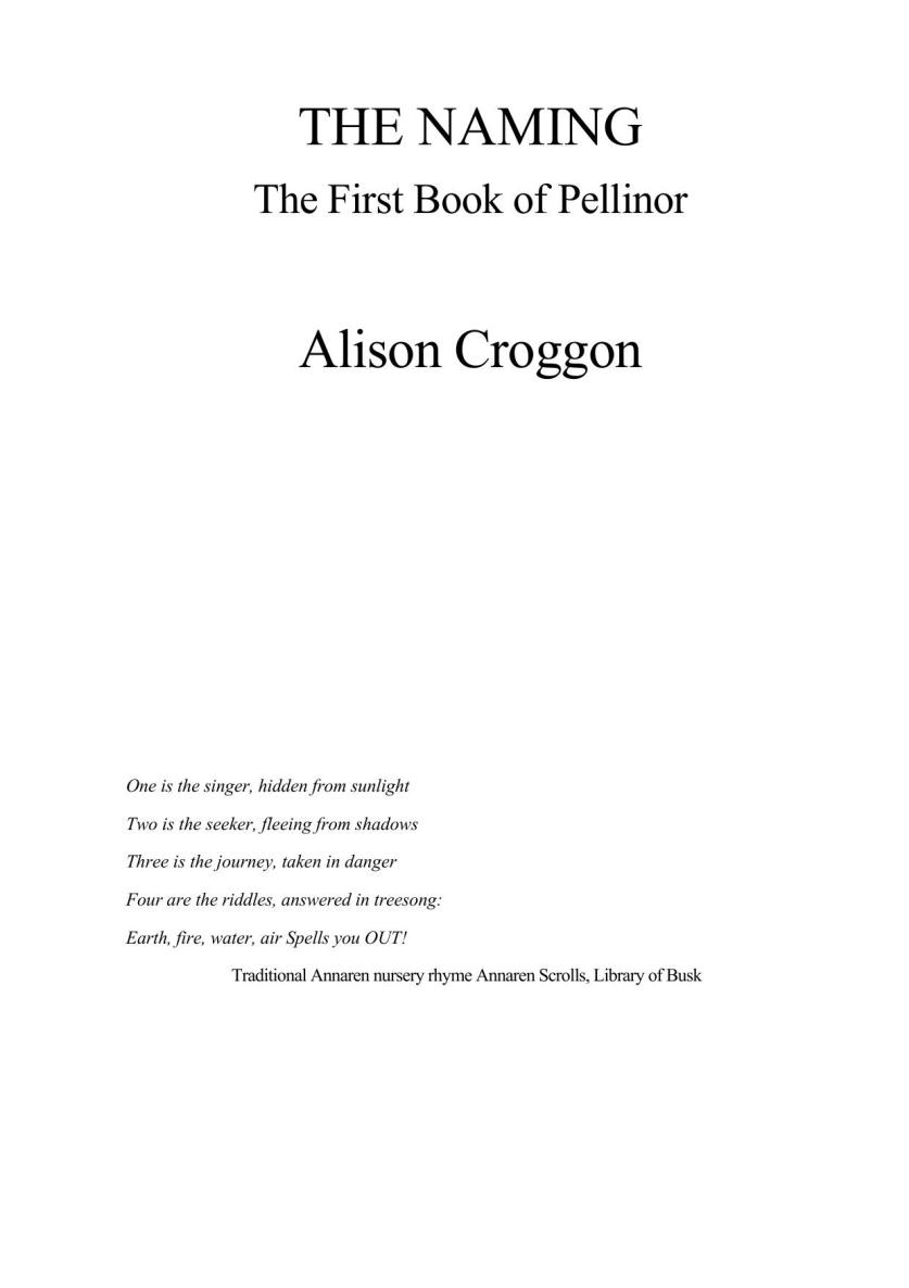 Alison Croggon - Pellinor 01