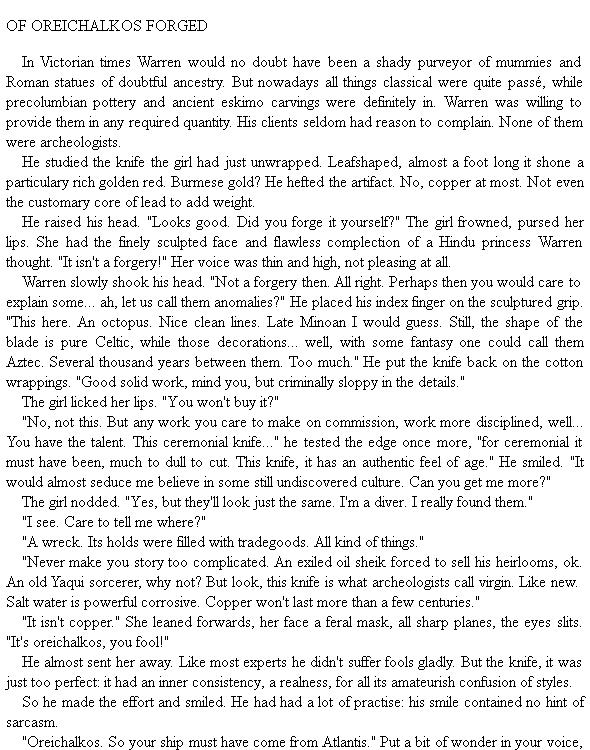 Of Oreichalkos Forged