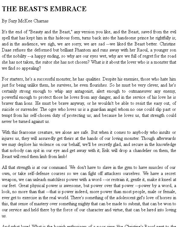 The Beast's Embrace