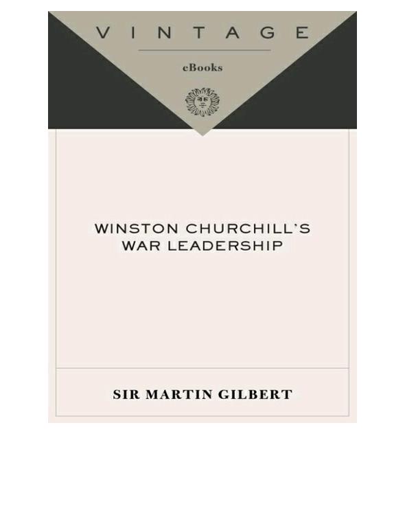 Winston Churchill's War Leadership