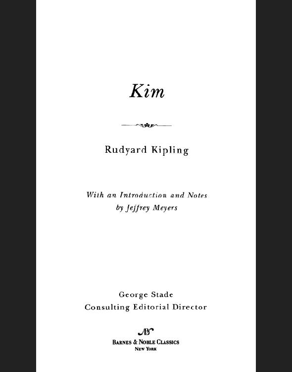Kim (Barnes & Noble Classics Series)