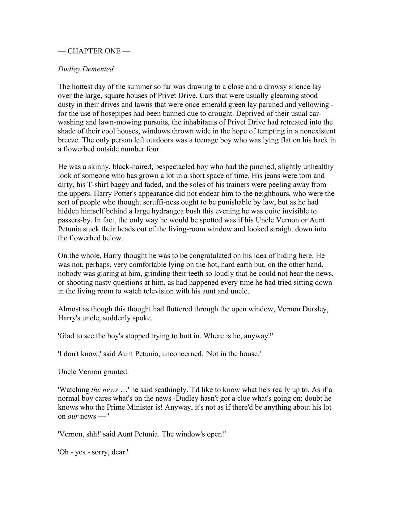 Harry Potter and the Order of the Phoeni