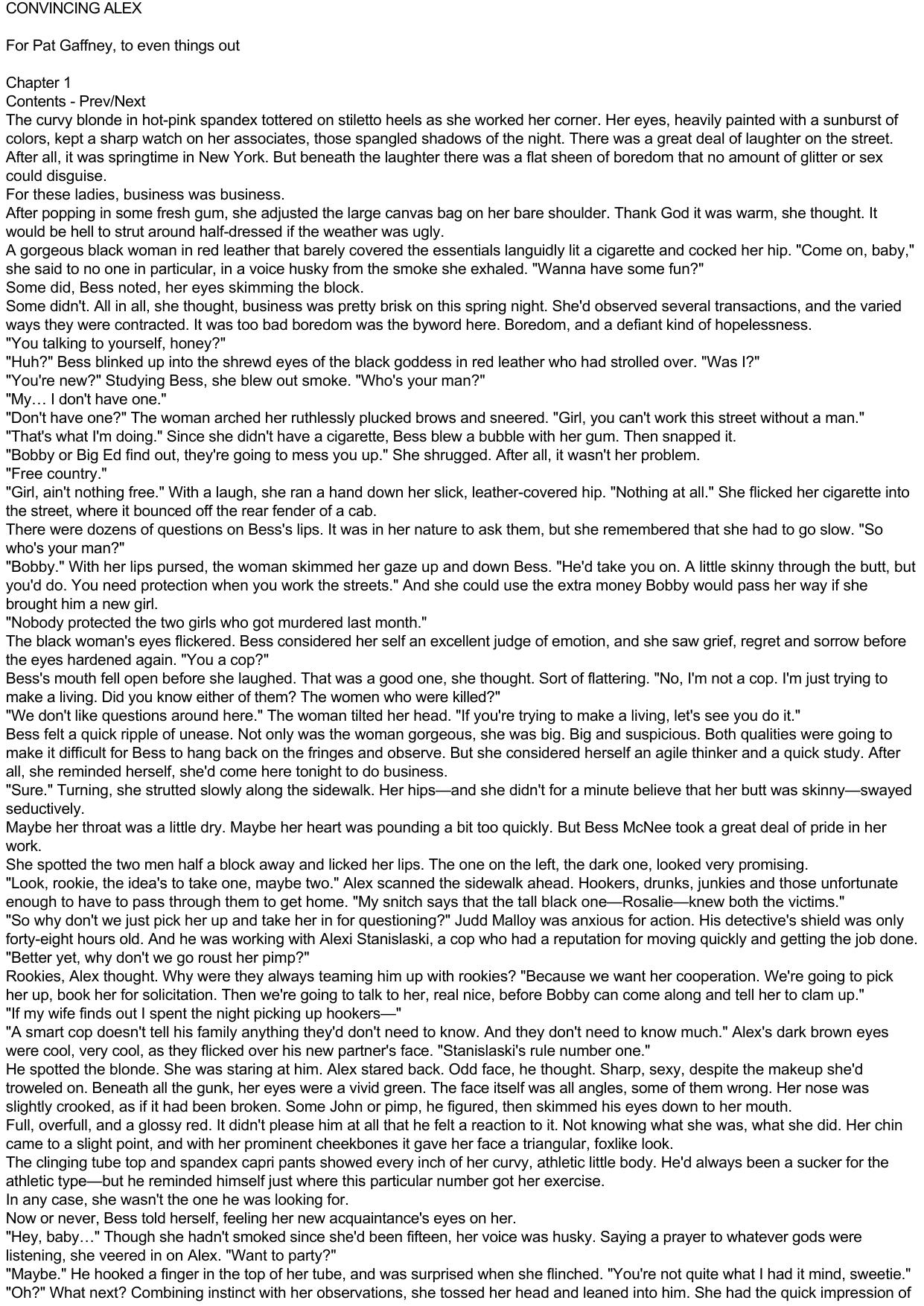 Stanislaski 04 - Convincing Alex