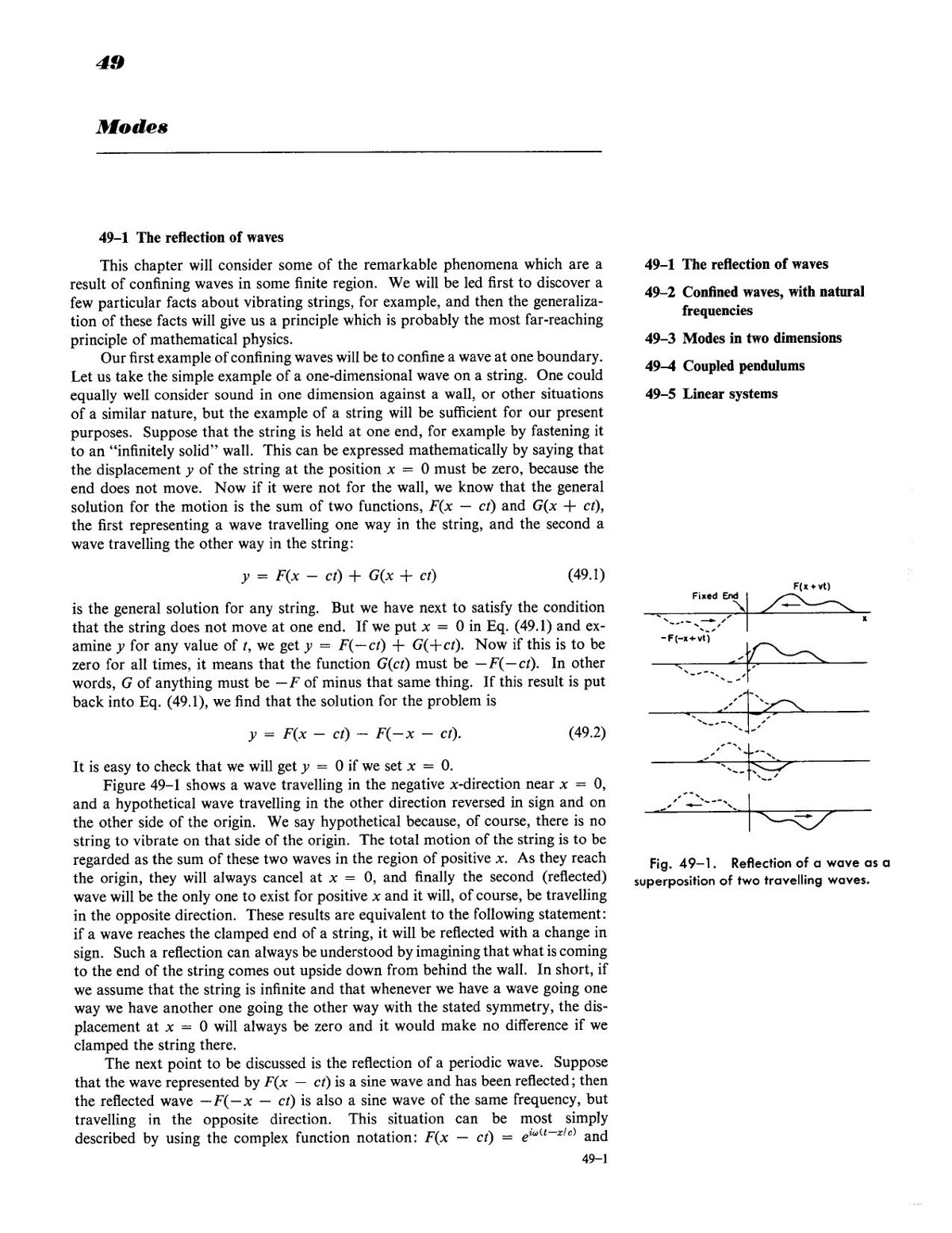 Feynman Lectures on Physics Volume 1 Chapter 49