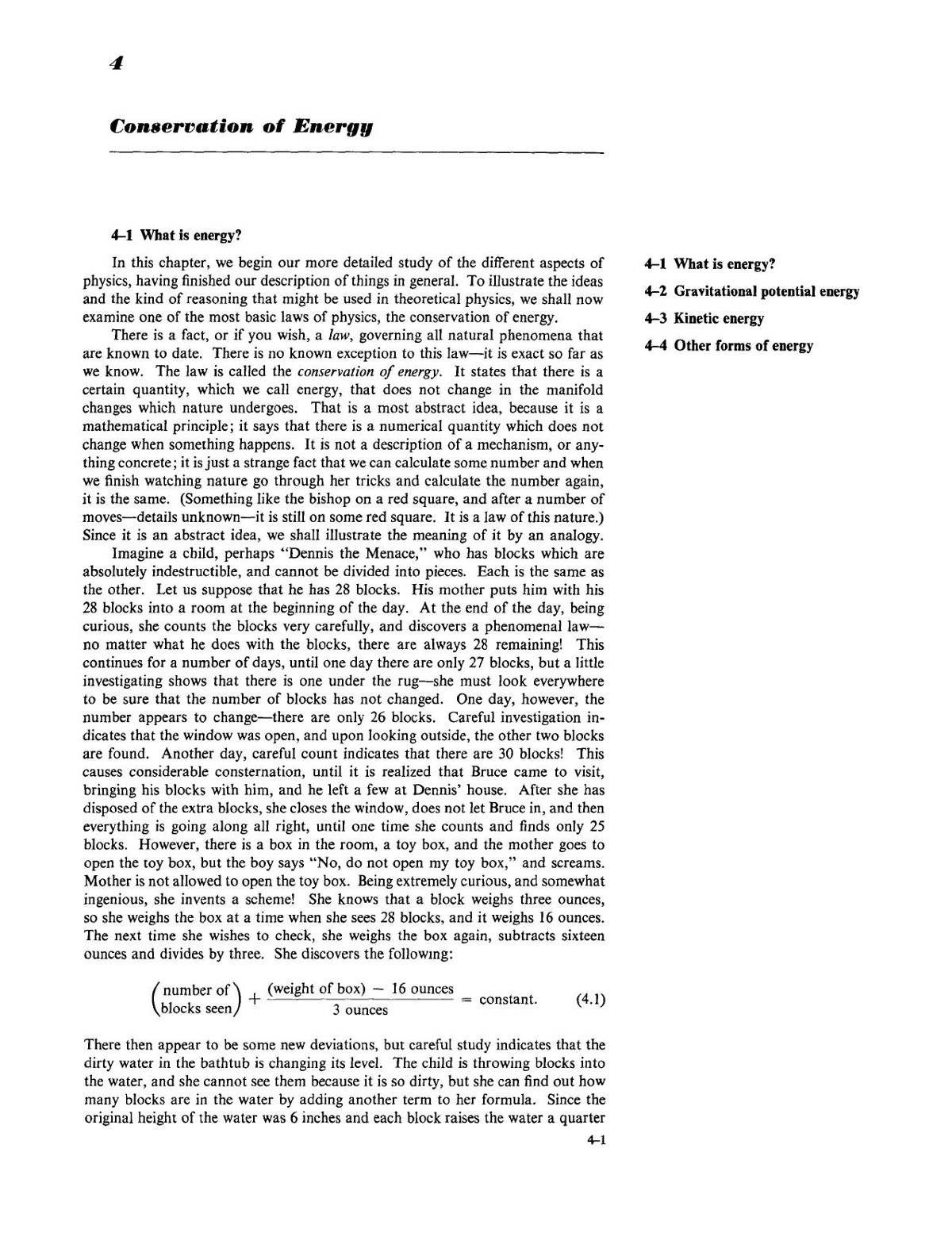 Feynman Lectures on Physics Volume 1 Chapter 04