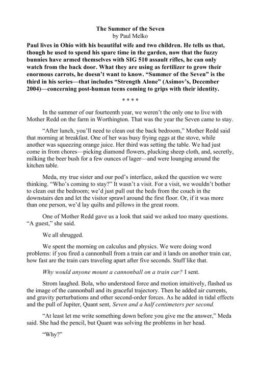 The Summer of the Seven