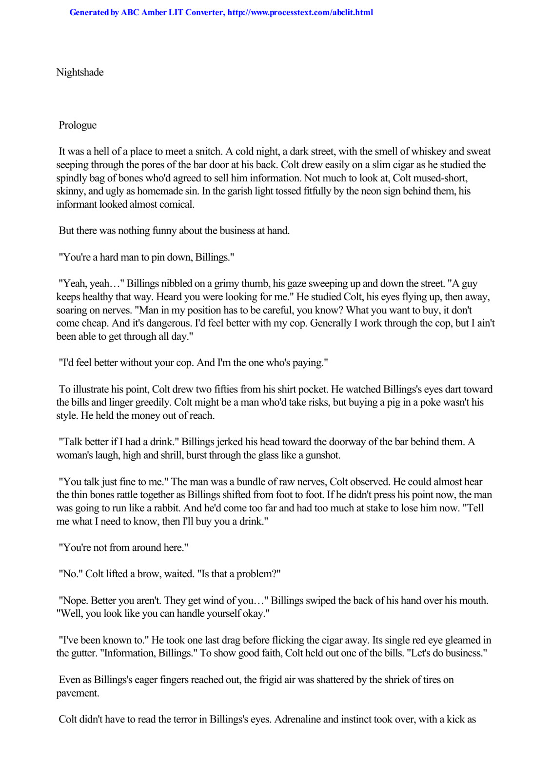 Nora Roberts - Night Tales 03