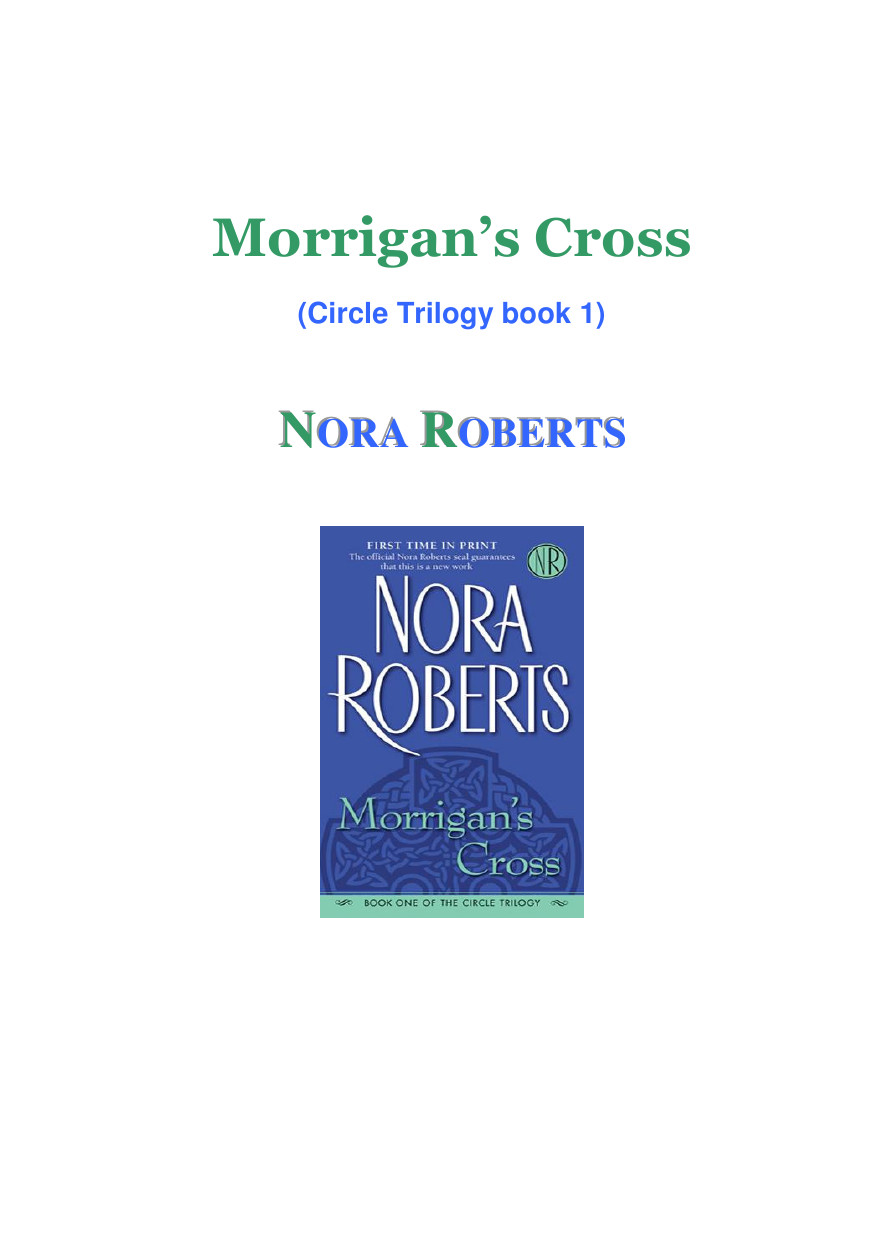 Microsoft Word Viewer - Roberts, Nora - Circle 01 - Morrigan's Cross.doc