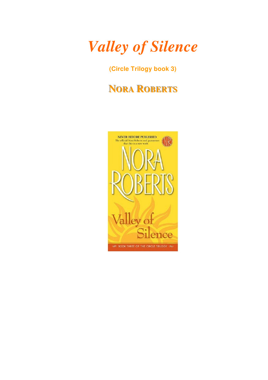 Microsoft Word Viewer - Roberts, Nora - Circle 03 - Valley Of Silence.doc