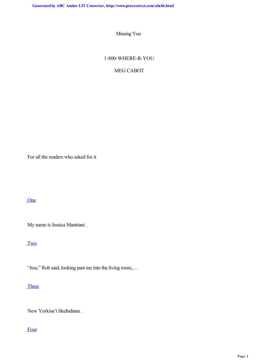 1-800-Where-R-You 05