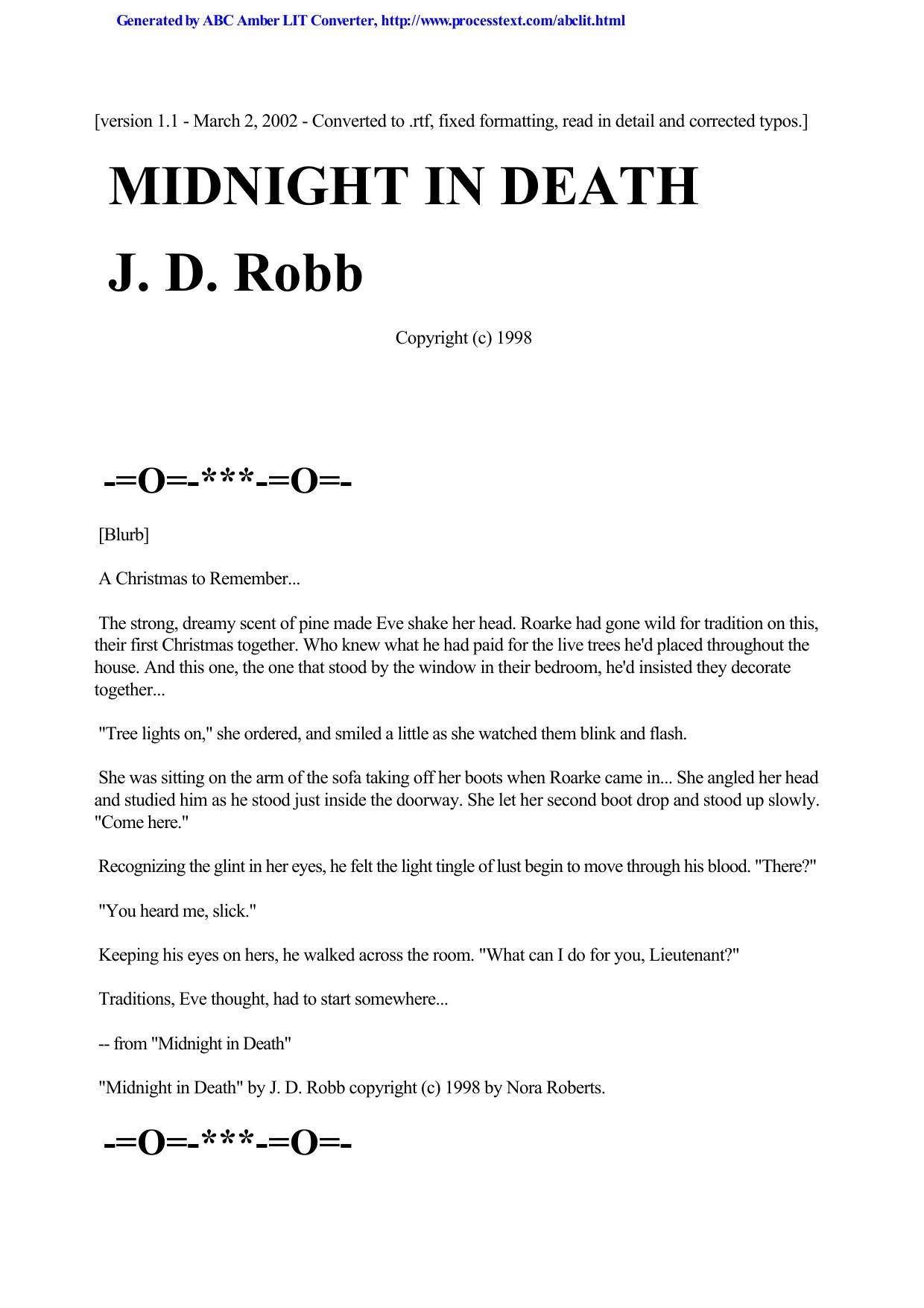 Dallas 08 - Midnight In Death