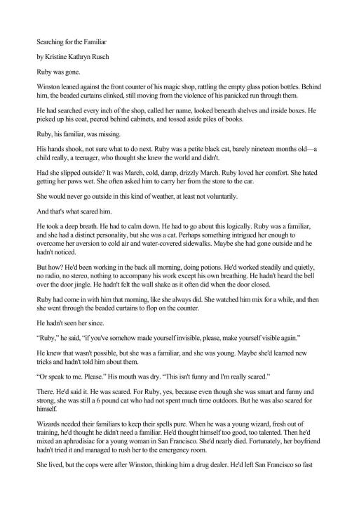 Searching For the Familiar