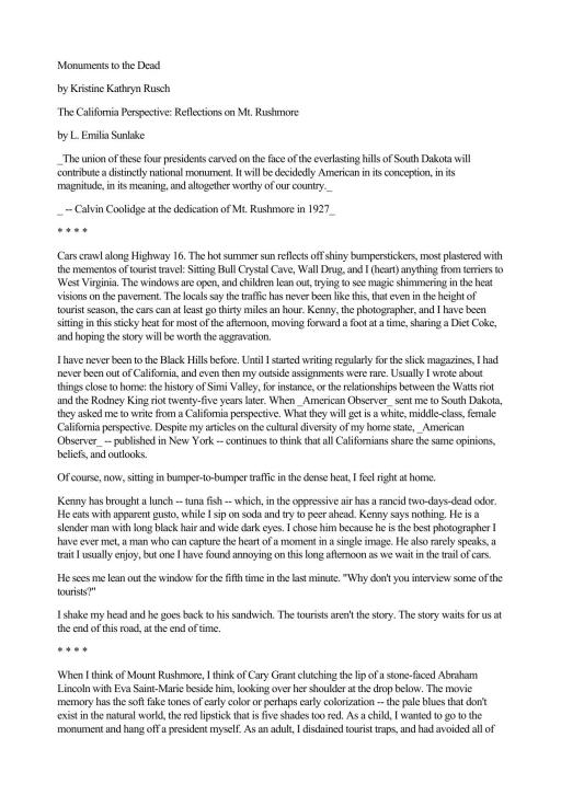 Monuments To the Dead