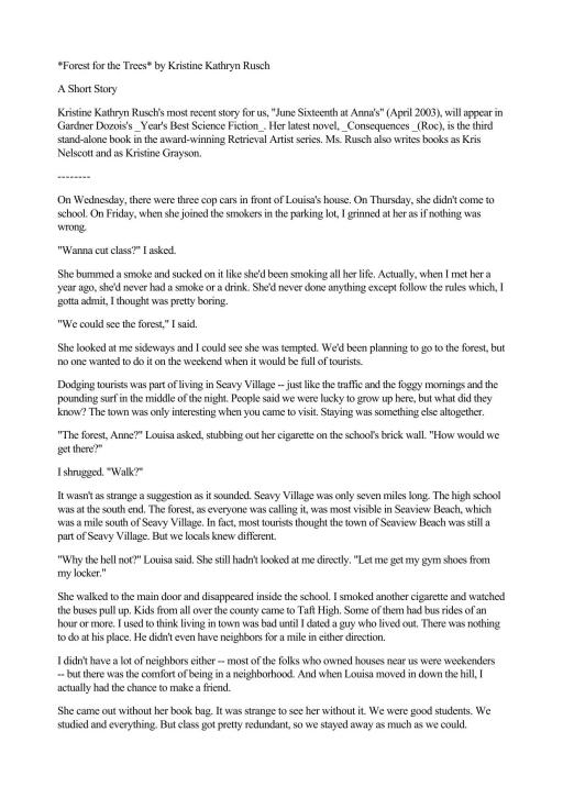 Forest For the Trees