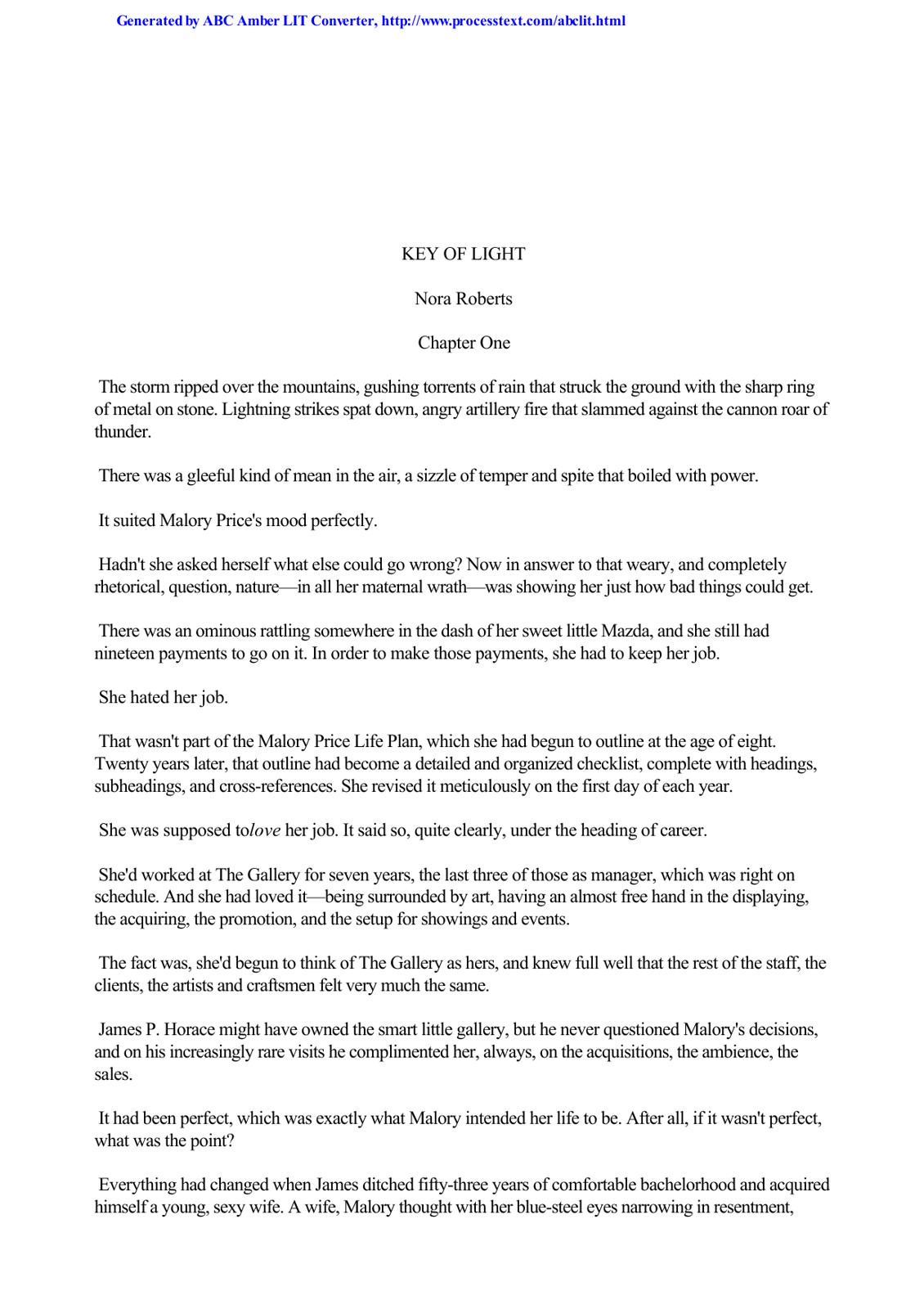 Nora Roberts - Key 01