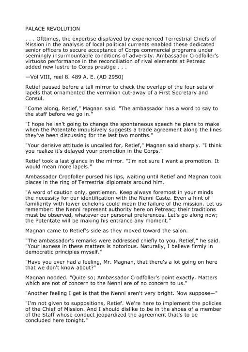 Retief Palace Revolution